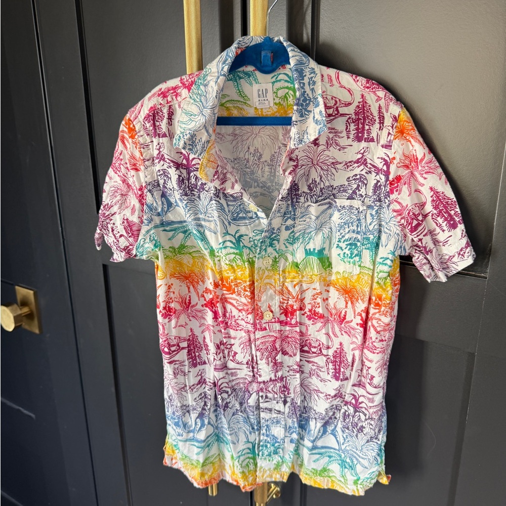 GAP Kids Multicolor Tropical Shirt